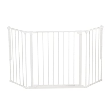 BabyDan Barrera de seguridad para niños Flex M blanco