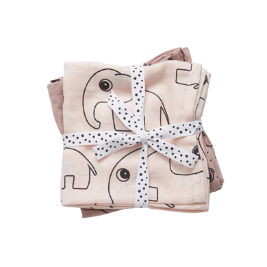 Done by Deer™ Lange enfant Contour rose poudré lot de 2