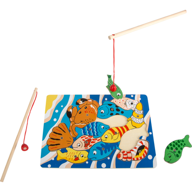 small foot® Puzzle jeu de pêche, bois 16 pièces