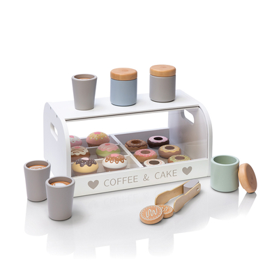 Image of MUSTERKIND® Negozio Box Vanilla per dolci e caffè, bianco/multicolor059