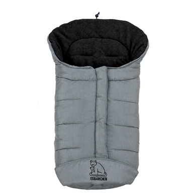 Heitmann Chancelière pour poussette universelle hiver ourson polaire, mélange gris clair