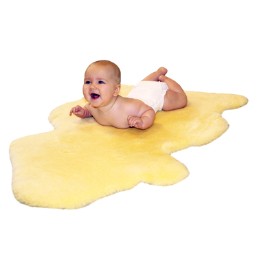 HEITMANN Baby Lammskinn guld/beige 80-90 cm