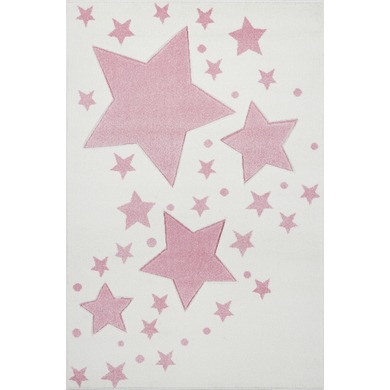 LIVONE Tapis enfant Kids Love Rugs Starline crème/rose 120x170 cm