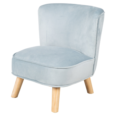 roba Fauteuil enfant velours, bleu clair