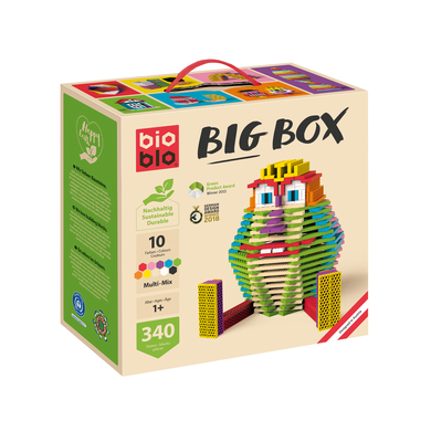 Image of Bioblo BIG BOX Multi Mix - 340 blocchi da costruzione in 10 colori059