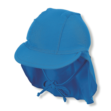 Sterntaler gorra de pico con protección de cuello azul