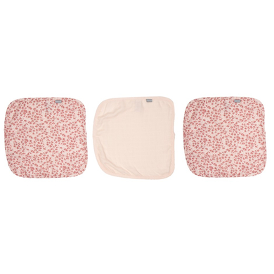 bébé jou® Bavoir enfant léopard rose lot de 3
