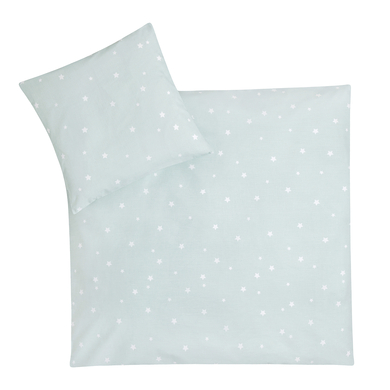 JULIUS ZÖLLNER Jersey Bettwäsche Lama/ Star mint 80 x 80 cm