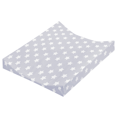 JULIUS ZÖLLNER Matelas à langer 2 bordures film étoiles gris 50x65 cm