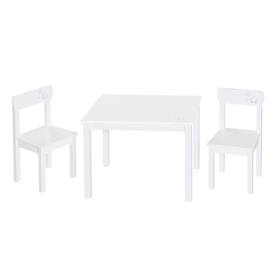 roba Ensemble table et chaise enfant Little Stars bois, blanc