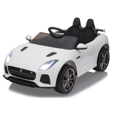 JAMARA Voiture électrique enfant Ride-on Jaguar F-Type SVR blanc 12V