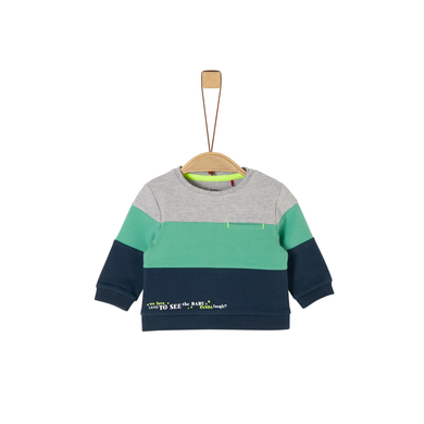 s. Olive r Sweatshirt bleu foncé