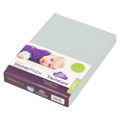 Träumeland Drap housse enfant Jersey menthe 40x90 cm