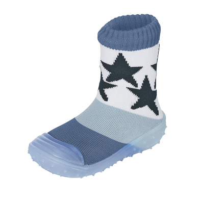 Sterntaler Chaussettes antidérapantes enfant étoiles bleu encre