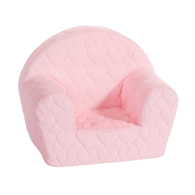knorr® toys Fauteuil enfant Cosy heart rose