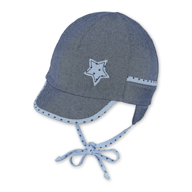 Sterntaler Casquette enfant à visière bleu moyen