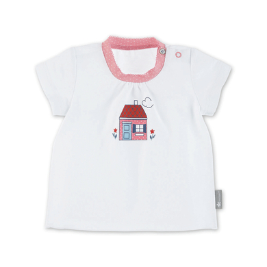 Sterntaler Chemise à manches courtes maison blanche