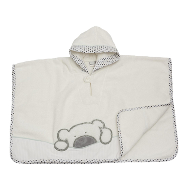 Be Be's Collection Poncho con cappuccio Big Willi grigio