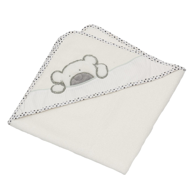 Colección Be Be Toalla de baño con capucha Big Willi gris 80 x 80 cm