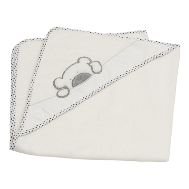 BeBes Collection Cape de bain enfant Big Willi gris 100x100 cm