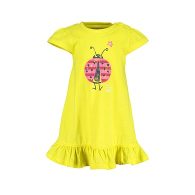 BLUE SEVEN Girls Vestido de punto amarillo Original