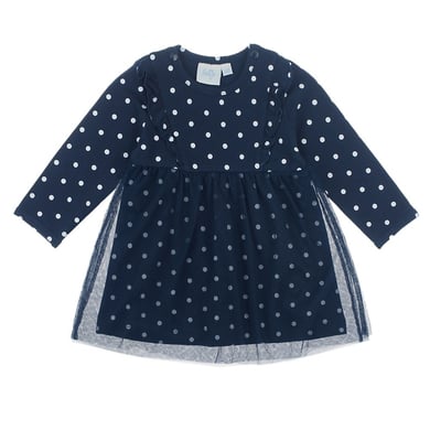 Feetje Robe enfant pois bleu marine