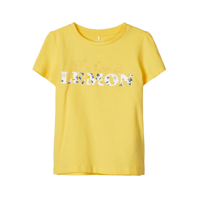 name it Girls T-Shirt Nmfdagne aspen gold