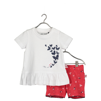 BLUE SEVEN Ensemble tunique bébé 2 pièces + Shorts blanc