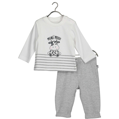 BLUE SEVEN Ensemble bébé 2 pièces Chemise de lait + pantalon blanc