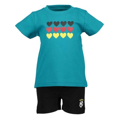 Image of BLUE SEVEN Girls Set di 2 T-shirt + pantaloni Capri Lagoon