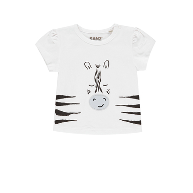 KANZ t-shirt pour bébé b right white / white