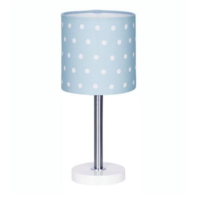 LIVONE Lampe de table enfant Happy Style for Kids DOTS bleu/blanc