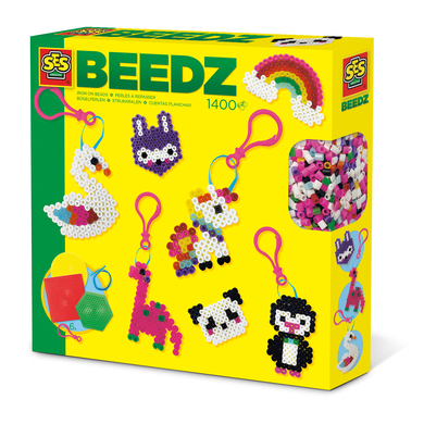 SES Creativ e® BEEDZ Porte-clés en perles thermocollantes