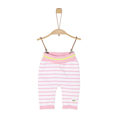 s. Olive r Pantalon light de survêtement rose stripes
