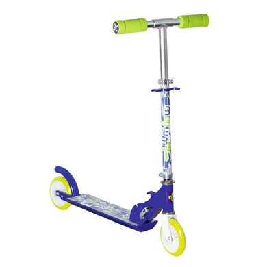 muuwmi Trottinette enfant 2 roues pliable alu 120 mm bleu