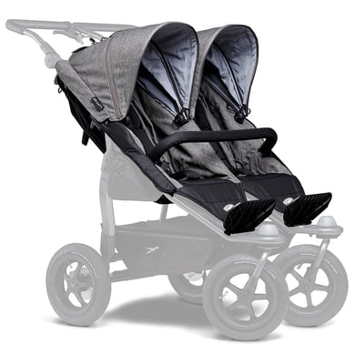 tfk Siège de poussette double Duo premium gris 2020