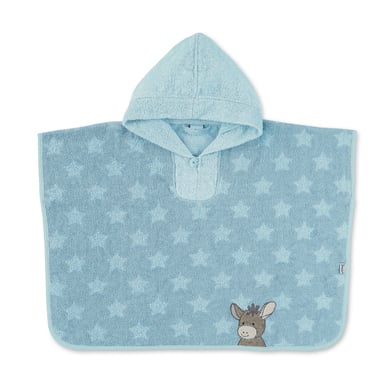 Sterntaler Poncho de baño Emmi azul medio