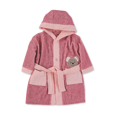 Sterntaler Peignoir de bain enfant Mabel souris rose