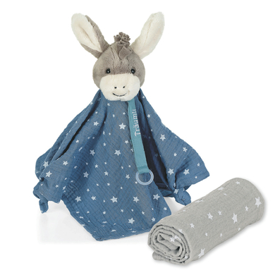 Sterntaler Coffret cadeau doudou et attache-tétine Träumli Emmi l'âne