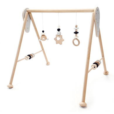 HESS Babygym star, natur svart