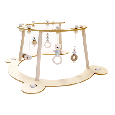 HESS Trotteur enfant ours bois naturel