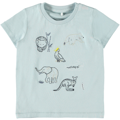 name it T-Shirt Nbmfebos bleu sterling