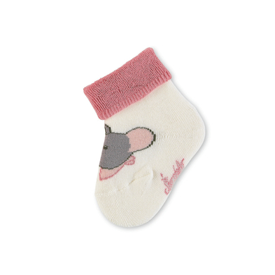 Sterntaler Chaussettes pour bébés Mabel écru