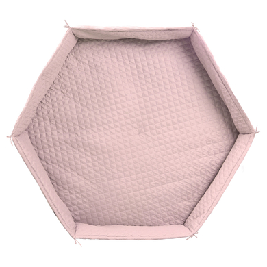 roba Matelas de parc bébé hexagonal Style rose 100x115 cm