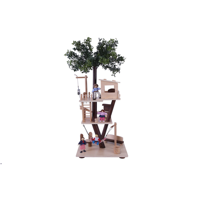 EverEarth® Figurine cabane dans l'arbre bois