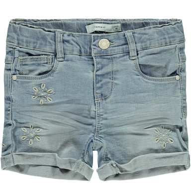 name it Shorts Nmfsallo Dnmbanni light blue denim