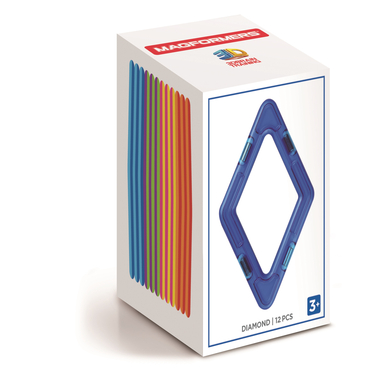 MAGFORMERS® Jeu magnétique Diamond, 12 pièces