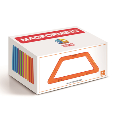 MAGFORMERS® Jeu magnétique Trapezoid 12 pièces