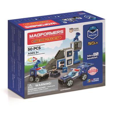 MAGFORMERS® Jeu magnétique Amazing Police 50 pièces