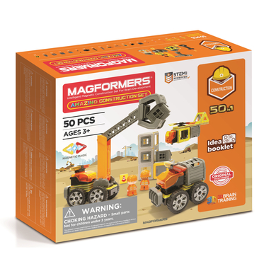MAGFORMERS® Jeu magnétique Amazing Construction 50 pièces